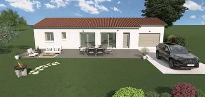 Programme terrain + maison à Champdieu en Loire (42) de 80 m² à vendre au prix de 283000€ - 1