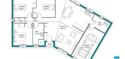 Programme terrain + maison à Couzeix en Haute-Vienne (87) de 96 m² à vendre au prix de 280700€ - 3