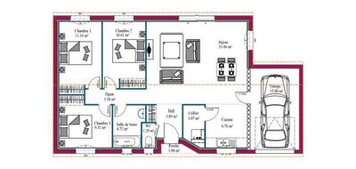 Programme terrain + maison à Carlux en Dordogne (24) de 85 m² à vendre au prix de 187965€ - 3