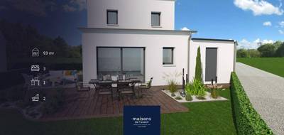 Programme terrain + maison à Auray en Morbihan (56) de 93 m² à vendre au prix de 369500€ - 1