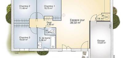 Programme terrain + maison à Saint-Mathieu-de-Tréviers en Hérault (34) de 83 m² à vendre au prix de 383400€ - 4