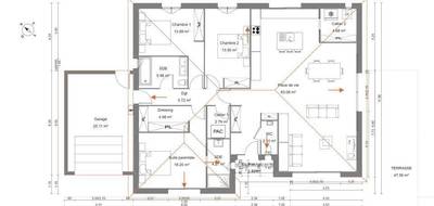 Programme terrain + maison à La Magdelaine-sur-Tarn en Haute-Garonne (31) de 137 m² à vendre au prix de 344000€ - 4