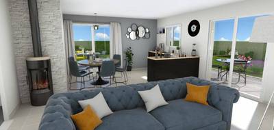 Programme terrain + maison à Péronnas en Ain (01) de 80 m² à vendre au prix de 236900€ - 1