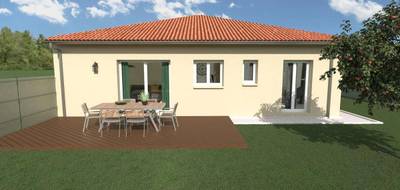 Programme terrain + maison à Montrevel-en-Bresse en Ain (01) de 77 m² à vendre au prix de 239000€ - 2
