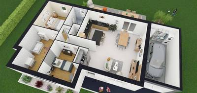 Programme terrain + maison à Tourville-les-Ifs en Seine-Maritime (76) de 87 m² à vendre au prix de 217000€ - 2