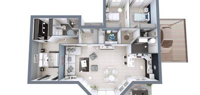 Programme terrain + maison à Lucbardez-et-Bargues en Landes (40) de 107 m² à vendre au prix de 293418€ - 3