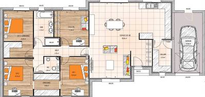 Programme terrain + maison à Allonnes en Maine-et-Loire (49) de 123 m² à vendre au prix de 312000€ - 4