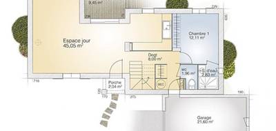 Programme terrain + maison à Juvignac en Hérault (34) de 105 m² à vendre au prix de 411300€ - 4