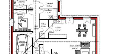 Programme terrain + maison à Magescq en Landes (40) de 100 m² à vendre au prix de 298500€ - 3