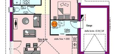 Programme terrain + maison à Saint-Martin-de-Hinx en Landes (40) de 89 m² à vendre au prix de 347800€ - 2