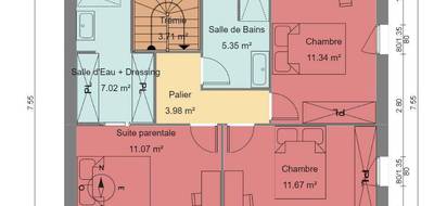 Programme terrain + maison à La Garde en Var (83) de 90 m² à vendre au prix de 388000€ - 3