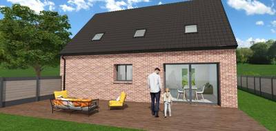 Programme terrain + maison à Les Rues-des-Vignes en Nord (59) de 92 m² à vendre au prix de 237000€ - 2