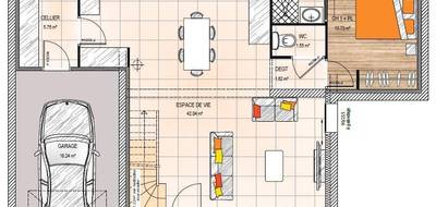 Programme terrain + maison à Cholet en Maine-et-Loire (49) de 105 m² à vendre au prix de 285000€ - 4