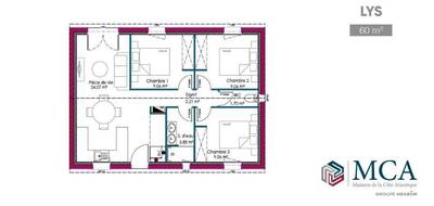 Programme terrain + maison à Hagetmau en Landes (40) de 60 m² à vendre au prix de 152000€ - 3