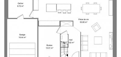 Programme terrain + maison à Beuvry en Pas-de-Calais (62) de 120 m² à vendre au prix de 300000€ - 4