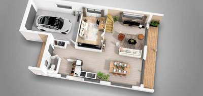 Programme terrain + maison à Prunay-le-Gillon en Eure-et-Loir (28) de 139 m² à vendre au prix de 364868€ - 4