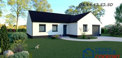 Programme terrain + maison à Izel-lès-Hameau en Pas-de-Calais (62) de 85 m² à vendre au prix de 233028€ - 1