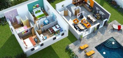 Programme terrain + maison à Vidauban en Var (83) de 75 m² à vendre au prix de 272630€ - 3