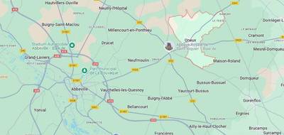 Terrain seul à Oneux en Somme (80) de 1079 m² à vendre au prix de 47476€ - 4
