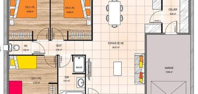 Programme terrain + maison à Orée d'Anjou en Maine-et-Loire (49) de 80 m² à vendre au prix de 245000€ - 4