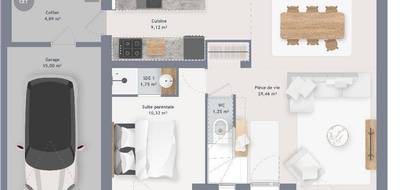 Programme terrain + maison à Champs-sur-Marne en Seine-et-Marne (77) de 105 m² à vendre au prix de 478000€ - 4