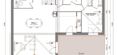 Programme terrain + maison à Fréjus en Var (83) de 110 m² à vendre au prix de 615000€ - 4