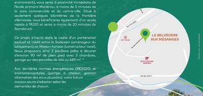 Programme terrain + maison à Forbach en Moselle (57) de 90 m² à vendre au prix de 249000€ - 3