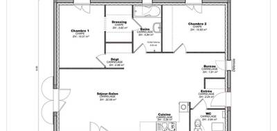 Programme terrain + maison à Mariol en Allier (03) de 75 m² à vendre au prix de 152100€ - 4