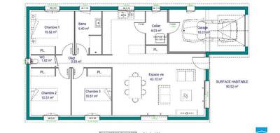 Programme terrain + maison à Saint-Martin-Terressus en Haute-Vienne (87) de 90 m² à vendre au prix de 229100€ - 3