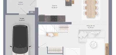 Programme terrain + maison à Orly en Val-de-Marne (94) de 90 m² à vendre au prix de 416700€ - 4