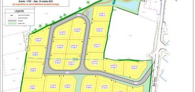 Terrain seul à Hucqueliers en Pas-de-Calais (62) de 692 m² à vendre au prix de 70700€ - 2