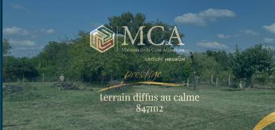 Terrain seul à Berson en Gironde (33) de 847 m² à vendre au prix de 48000€ - 2