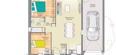 Programme terrain + maison à Chaufour-Notre-Dame en Sarthe (72) de 60 m² à vendre au prix de 195000€ - 3