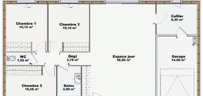 Programme terrain + maison à Cergy en Val-d'Oise (95) de 83 m² à vendre au prix de 295000€ - 4