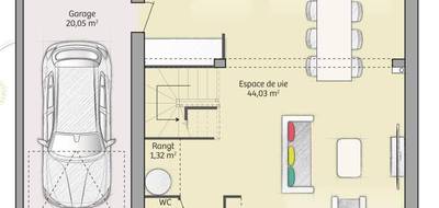 Programme terrain + maison à Mouen en Calvados (14) de 91 m² à vendre au prix de 220000€ - 4