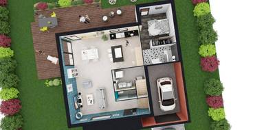 Programme terrain + maison à Saint-Venant en Pas-de-Calais (62) de 145 m² à vendre au prix de 339000€ - 1