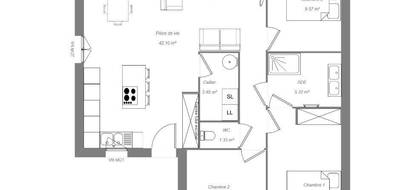 Programme terrain + maison à Sublaines en Indre-et-Loire (37) de 80 m² à vendre au prix de 210000€ - 4