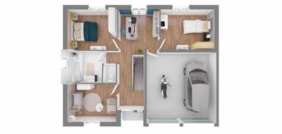 Programme terrain + maison à Luze en Haute-Saône (70) de 113 m² à vendre au prix de 274103€ - 4