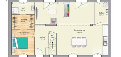 Programme terrain + maison à Mézières-lez-Cléry en Loiret (45) de 105 m² à vendre au prix de 272400€ - 4