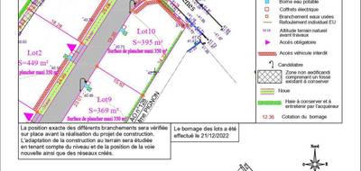 Terrain seul à Prahecq en Deux-Sèvres (79) de 395 m² à vendre au prix de 42500€ - 1