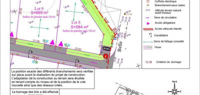 Terrain seul à Granzay-Gript en Deux-Sèvres (79) de 584 m² à vendre au prix de 49500€ - 2