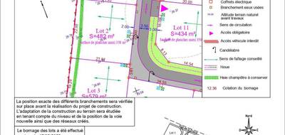 Terrain seul à Granzay-Gript en Deux-Sèvres (79) de 482 m² à vendre au prix de 46000€ - 2