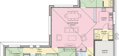 Programme terrain + maison à Bas-Mauco en Landes (40) de 123 m² à vendre au prix de 301500€ - 1
