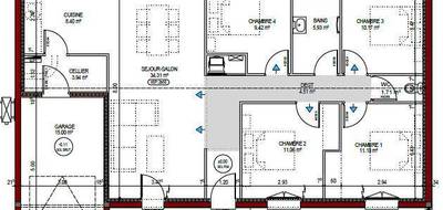 Programme terrain + maison à Sainte-Dode en Gers (32) de 100 m² à vendre au prix de 184900€ - 1