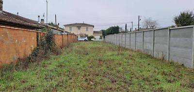 Terrain seul à Bordeaux en Gironde (33) de 382 m² à vendre au prix de 310000€ - 2