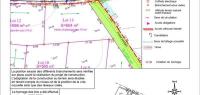 Terrain seul à Granzay-Gript en Deux-Sèvres (79) de 604 m² à vendre au prix de 49000€ - 2