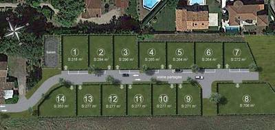 Terrain seul à Libourne en Gironde (33) de 277 m² à vendre au prix de 102000€ - 2