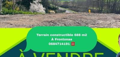 Terrain seul à Frontonas en Isère (38) de 666 m² à vendre au prix de 199000€ - 1