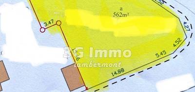 Terrain seul à Mercy-le-Bas en Meurthe-et-Moselle (54) de 562 m² à vendre au prix de 79500€ - 3