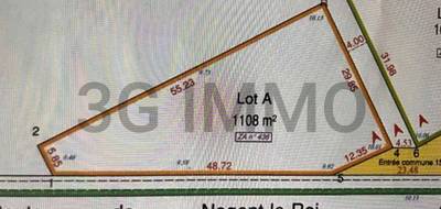 Terrain seul à Grandchamp en Yvelines (78) de 1108 m² à vendre au prix de 102000€ - 1